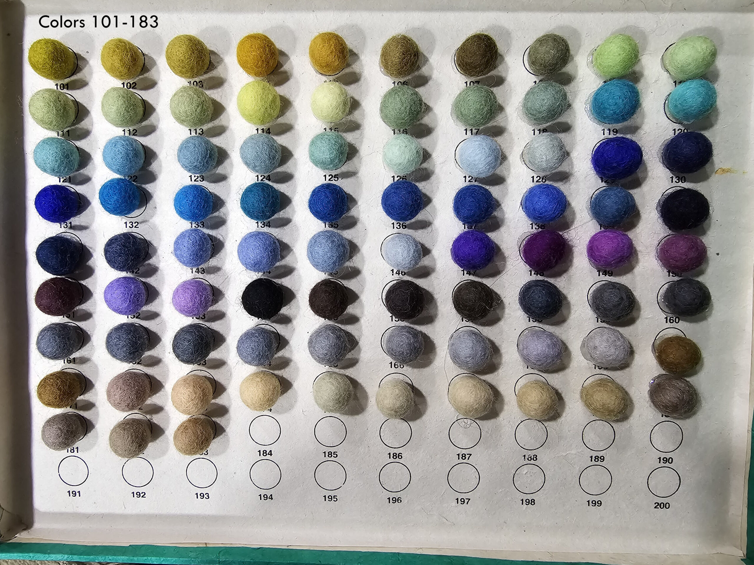 Color chart page 2